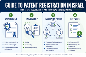 Guide to patent registration in Israel – key steps and requirements